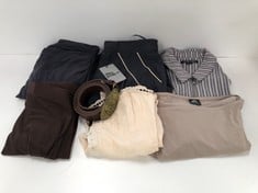 6 X ASSORTMENT OF PREMIUM DESIGNER CLOTHES INCLUDING BELT(TOTAL  RRP 323€) -LOCATION 8A.