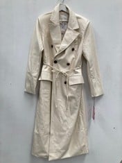 LONG JACKET IN TOP QUALITY DESIGN AVEC LES FILLES BRAND SIZE L COLOUR BEIGE - LOCATION 41B.