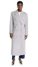 LONG COAT GOOD AMERICAN BRAND GREY COLOUR SIZE L (TOTAL  RRP 305€) - LOCATION 45B.