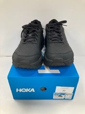 HOKA TRAINERS BLACK SIZE 46 EU - LOCATION 17A.