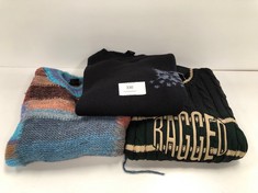 3 X PREMIUM DESIGN JUMPERS INCLUDING THE RAGGED PRIEST SIZE XS (TOTAL  RRP. 219€) - LOCATION 38B.