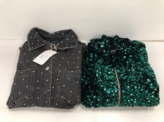 2 X PREMIUM DESIGNER JACKETS ALIGNE SIZE 38 AND MAEVE SIZE S (TOTAL  RRP 300€) - LOCATION 38B.