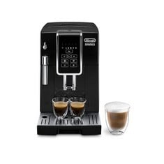 FULLY AUTOMATIC DELONGHI DINAMICA ECAM COFFEE MACHINE, WITH MILK FROTHER, 2-CUP FUNCTION, BLACK ( 420€ RRP) - LOCATION 1A.