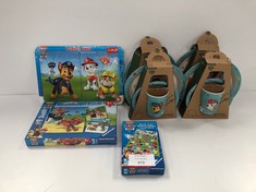 7 X PAW PATROL ITEMS INCLUDING PUZZLES - LOCATION 19B.