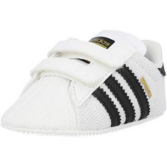 3 X ADIDAS SUPERSTAR CRIB MODEL S79916 SIZE 21- LOCATION 23B.