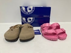 2 X BIRKENSTOCK SHOES VARIOUS SIZES AND MODELS INCLUDING CLOGS SIZE 40 (TOTAL  RRP 205€) - LOCATION 25A.