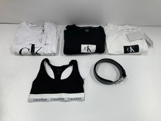 5 X CALVIN KLEIN GARMENTS VARIOUS SIZES AND MODELS INCLUDING BLACK BRA SIZE S - LOCATION 39B.