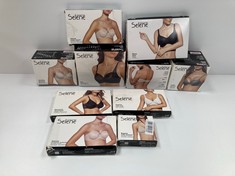 10 X SELENE GARMENTS VARIOUS MAKES AND MODELS INCLUDING JOANNA STRAPLESS BRA 95C - LOCATION 47B.