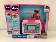 2 X VTECH - TABLET ORDI-P'TIT GENIUS TOUCH PINK - CHILDREN'S COMPUTER, EDUCATIONAL TABLET - 2/6 YEARS - CONTENT IN FRENCH, PURPLE - LOCATION 47B.