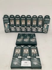 14 X ASSORTMENT OF ITENSE BRANDED ELECTRICAL ITEMS INCLUDING ANDROID COMPATIBLE USB CABLE 1.20M - LOCATION 40B.