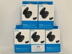 5 X WIRELESS HEADPHONES MODEL E7S VERSION 5.0 - LOCATION 40B.