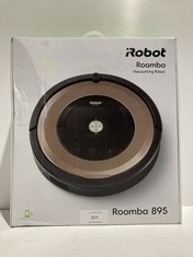 IROBOT ROOMBA 895 - OPTIMAL ROBOT HOOVER FOR PETS, 5X SUCTION, ANTI-TANGLE RUBBER BRUSHES, DIRT DETECT SENSORS, HARD FLOORS AND CARPETS, WIFI AND APP PROGRAMMABLE - LOCATION 32B.