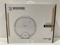 ECOVACS DEEBOT OZMO 900 - 4-IN-1 ROBOT HOOVER: SWEEPS, VACUUMS, MOPS AND SCRUBS, INTELLIGENT LASER MAPPING, ALEXA COMPATIBLE, APP, WIFI, RESUMES CLEANING AFTER RECHARGING, VOICE REPORTING, WHITE - LO