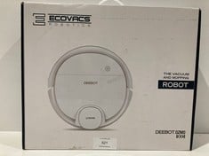 ECOVACS DEEBOT OZMO 900 - 4-IN-1 ROBOT HOOVER: SWEEPS, VACUUMS, MOPS AND SCRUBS, INTELLIGENT LASER MAPPING, ALEXA COMPATIBLE, APP, WIFI, RESUMES CLEANING AFTER RECHARGING, VOICE REPORTING, WHITE - LO