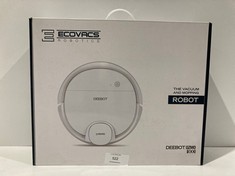 ECOVACS DEEBOT OZMO 900 - 4-IN-1 ROBOT HOOVER: SWEEPS, VACUUMS, MOPS AND SCRUBS, SMART LASER MAPPING, ALEXA COMPATIBLE, APP, WIFI, RESUMES CLEANING AFTER RECHARGING, VOICE REPORTING, WHITE - LOCATION