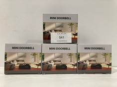 4 X MINI DOORBELLS