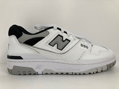 NEW BALANCE SHOES MODEL BB550NCL COLOUR BLACK, WHITE AND GREY SIZE 39 1/2 (TOTAL  RRP 169€) - LOCATION 33A.