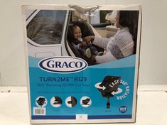 GRACO BABY CAR SEAT MODEL TURN2ME R129 360 DEGREES BLACK - LOCATION 25C.