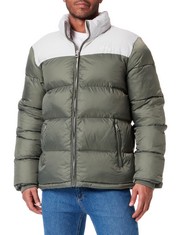 COAT SCHOTT NYC DOWN JACKET, SAGE KHAKI, XXL UNISEX ADULT - LOCATION 42C.