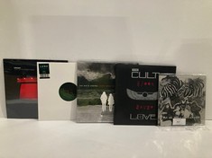 5 X VINYL VARIOUS ARTISTS INCLUDING THE CULT LOVE-LOCATION 26C.