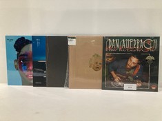 5 X VINYLS VARIOUS ARTISTS INCLUDING DAN AUERBACH-LOCATION 18C.