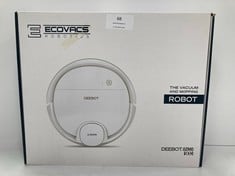 ECOVACS DEEBOT OZMO 900 - 4-IN-1 ROBOT HOOVER: SWEEPS, VACUUMS, MOPS AND SCRUBS, INTELLIGENT LASER MAPPING, ALEXA COMPATIBLE, APP, WIFI, RESUMES CLEANING AFTER RECHARGING, VOICE REPORTING, WHITE - LO