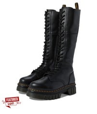 DR. MARTENS AUDRICK, WOMEN'S AMPHIBIANS, BLACK NAPPA LUX, 38 EU - LOCATION 5A.