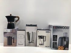 6 X KITCHEN ITEMS INCLUDING BLACK COFFEE MAKER-LOCATION 11C.