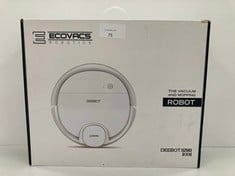 ECOVACS DEEBOT OZMO 900 - 4-IN-1 ROBOT HOOVER: SWEEPS, VACUUMS, MOPS AND SCRUBS, SMART LASER MAPPING, ALEXA COMPATIBLE, APP, WIFI, RESUMES CLEANING AFTER RECHARGING, VOICE REPORTING, WHITE - LOCATION