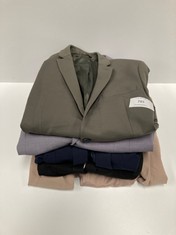 5 X BLAZERS VARIOUS BRANDS AND SIZES INCLUDING NAVY BLUE BLAZER SIZE L - LOCATION 39C.