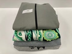 4 X SWEATSHIRTS VARIOUS BRANDS AND SIZES INCLUDING GREEN JACKET GORILLA WEAR BRAND SIZE M - LOCATION 39C.