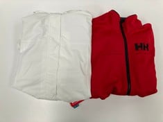 2 X HELLY HANSEN CLOTHING VARIOUS MODELS AND SIZES INCLUDING RED JACKET SIZE L - LOCATION 43C.