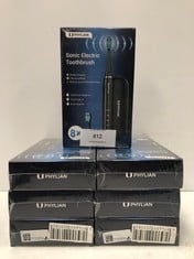 7 X ELECTRIC TOOTHBRUSH PHYLIAN PRO MODEL U17 WITH 6 REFILLS - LOCATION 51C.