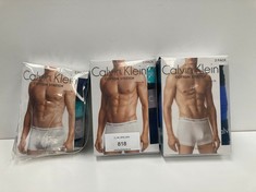 3 X PACK CALVIN KLEIN BRIEFS VARIOUS MODELS, SIZE XL - SIZE 52C.