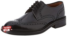 LOTTUSSE MODEL L6724, MEN'S BROGUE LACE-UP SHOES, COLOUR BLACK, SIZE 47 - LOCATION 44C.