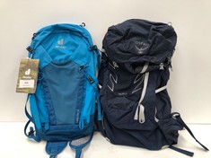 2 X MOUNTAIN BACKPACKS OSPREY MODEL TALON 33 AND DEUTER MODEL SPEED LITE 25 - LOCATION 40C.