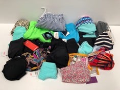 VARIETY OF SWIMMING COSTUMES AND BIKINIS VARIOUS BRANDS AND SIZES INCLUDING GREEN PUMA SIZE L - LOCATION 24C.