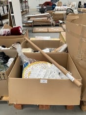 PALLET OF MISCELLANEOUS ITEMS INCLUDING PIC SOLUTION SYRINGE SET.