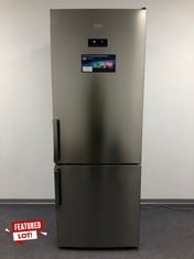 REFRIGERATOR BRAND BEKO NEO FROST GREY COLOUR MODEL:RCNE560E41ZXN (HAS A REALLY SMALL DENT)