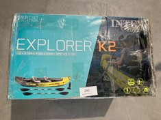 INTEX ADULT INFLATABLE KAYAK EXPLORER K2 FOR 2 PERSONS (68307).