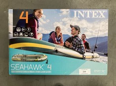 INTEX 68351NP - SEAHAWK 4 INFLATABLE BOAT WITH OARS 351 X 145 X 48 CM.