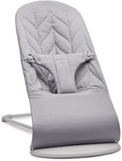 BABYBJÖRN BABY BOUNCER BLISS, FABRIC, PETAL QUILTED, LIGHT GREY.