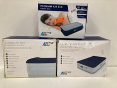 3 X INFLATABLE MATTRESSES INCLUDING ACTIVE ERA .