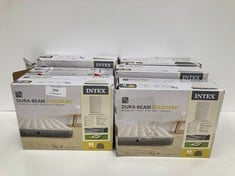 6 X INTEX MATTRESSES INCLUDING DURA-BEAM STANDARD 1.37M X 1.91M X 25CM .