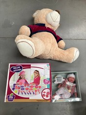 6 X BABY ITEMS INCLUDING TEDDY BEAR .