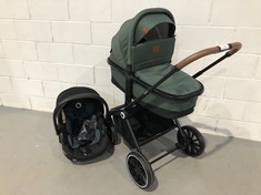 LIONELO MIKA 3 IN 1 PUSHCHAIR GREEN COLOUR (NO BUGGY).