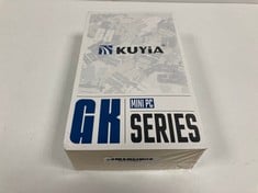 KUYIA MINI PC GK 35 256 GB PC (ORIGINAL RRP - €169.00) IN BLACK (WITH SEALED BOX). INTEL ECELERON J4105, 8 GB RAM, , INTEGRATED (SEALED UNIT). [JPTZ7027]