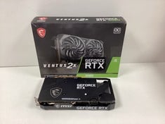 MSI VENTUS 2X GEFORCE RTX 3060 GRAPHICS CARD (ORIGINAL RRP - €279.99) IN BLACK (WITH BOX) [JPTZ7155]