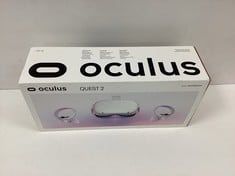 OCULUS QUEST 2 128GB VIRTUAL REALITY GOGGLES (ORIGINAL RRP - €249,99) IN WHITE (WITH BOX + CHARGER + CONTROLLERS) [JPTZ7207]