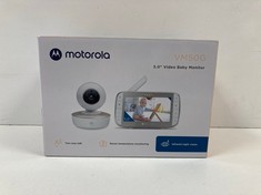 MOTOROLA VM50G VIDEO MONITOR BEBE (ORIGINAL RRP - €139.99) IN WHITE (WITH BOX, MONITOR, CAMERA AND CHARGER) [JPTZ7214]